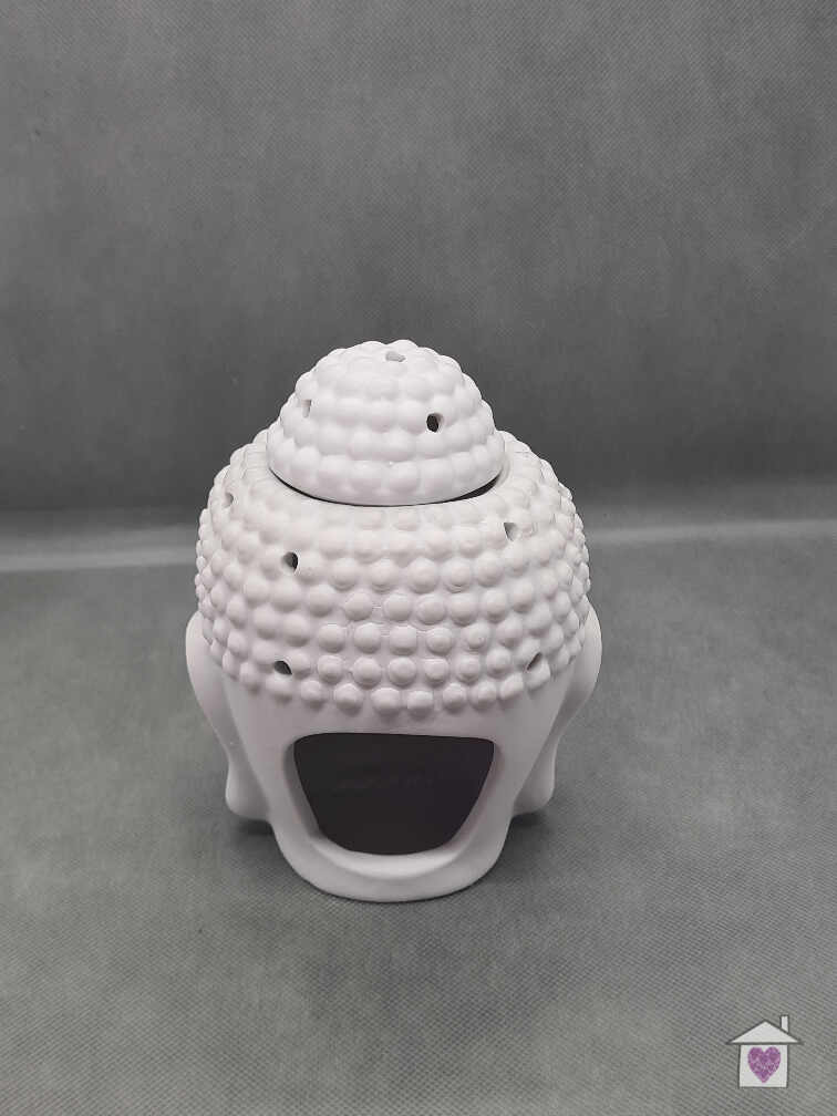 White Buddha Head Oil Burner - Image 6