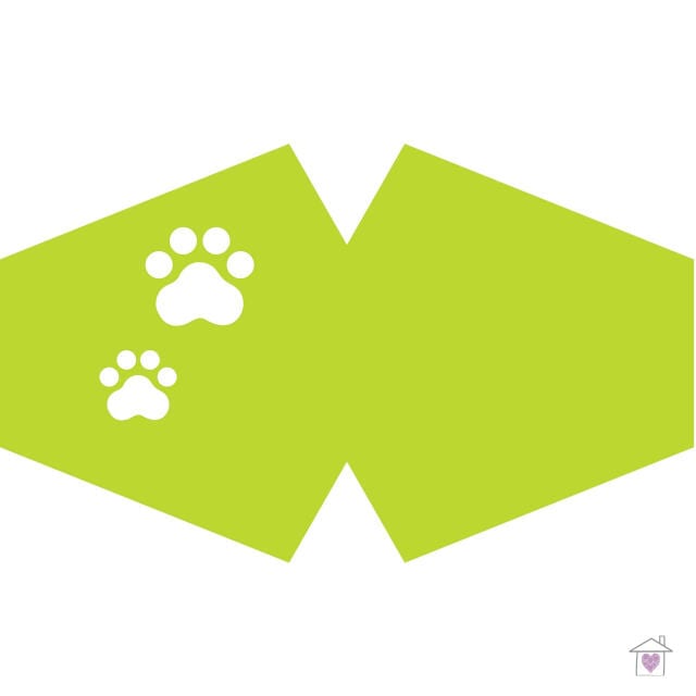 Reusable Fashion Face Mask - Pet Feet (Adult)