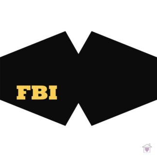 Reusable Fashion Face Mask - FBI (Adult)