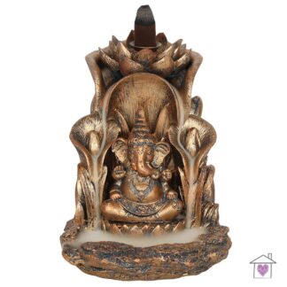 Bronze Ganesh Backflow Incense Burner