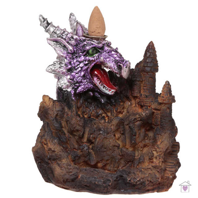 Purple Dragon Fantasy LED Backflow Incense Burner - Image 5