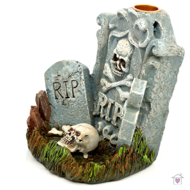 RIP Tombstone Backflow Incense Burner - Image 3