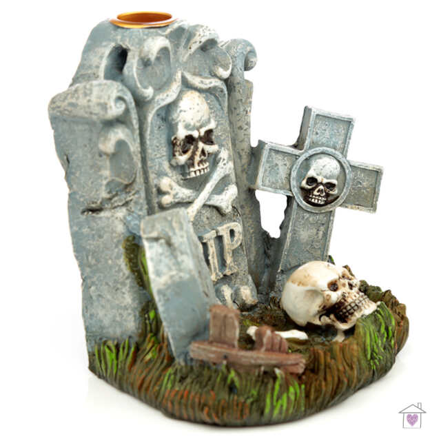 RIP Tombstone Backflow Incense Burner - Image 5