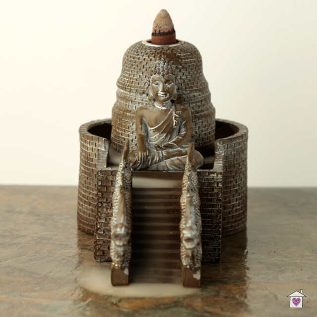 Thai Buddha Temple Backflow Incense Burner - Image 5