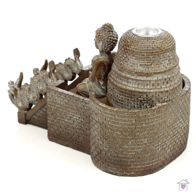Thai Buddha Temple Backflow Incense Burner - Image 3