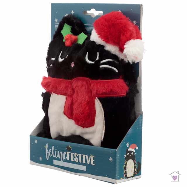 Christmas Feline Festive Cat Microwavable Heat Wheat Pack - Image 2