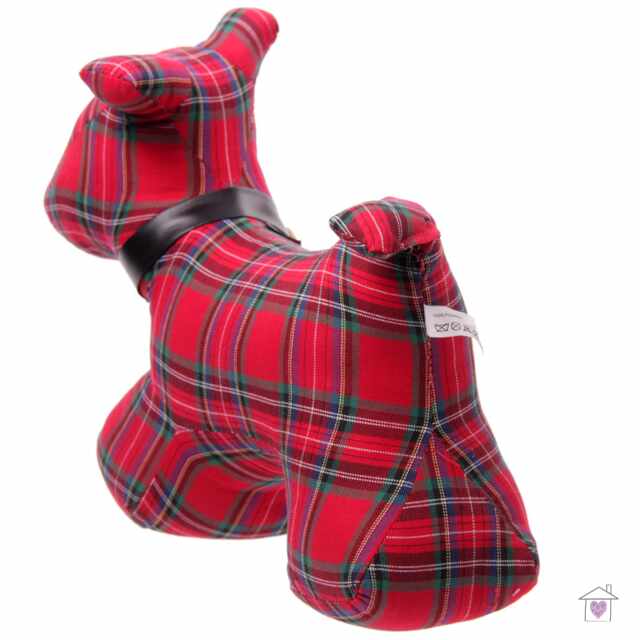 Tartan Scottie Dog Door Stop - Image 5