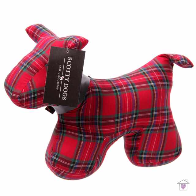 Tartan Scottie Dog Door Stop - Image 4