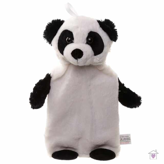 Cute Plush Pandarama Design 1 Litre Hot Water Bottle and Cover - Image 2