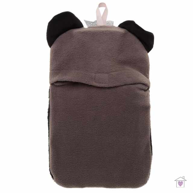 Cute Plush Pandarama Crown 1 Litre Hot Water Bottle and Cover - Image 4
