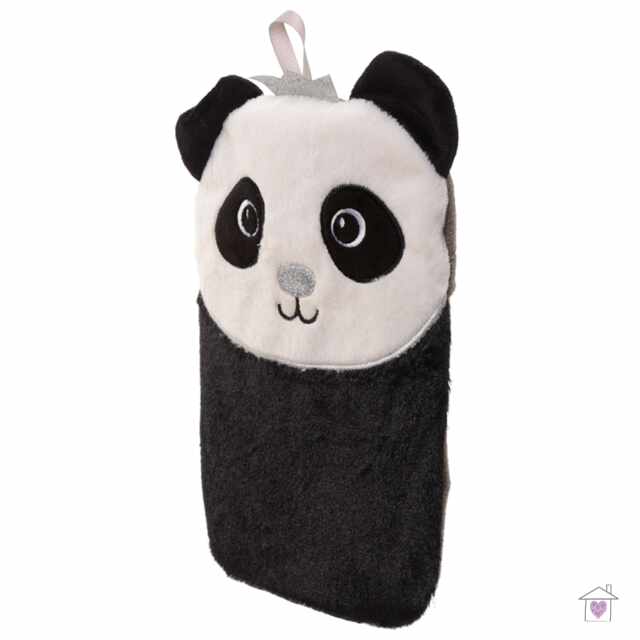Cute Plush Pandarama Crown 1 Litre Hot Water Bottle and Cover - Image 5