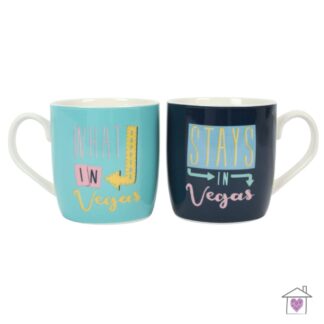 Set of 2 What Happens in Vegas Mugs
