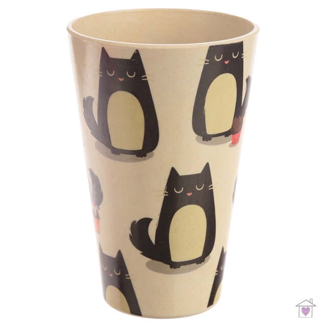 Feline Fine Cat Bamboo Travel Mug - Image 3
