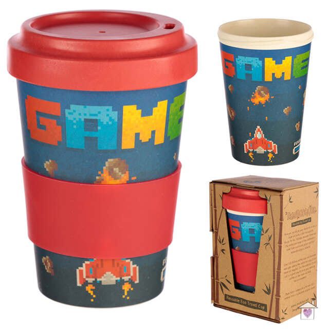 Game Over Bamboo Travel Mug - Image 6