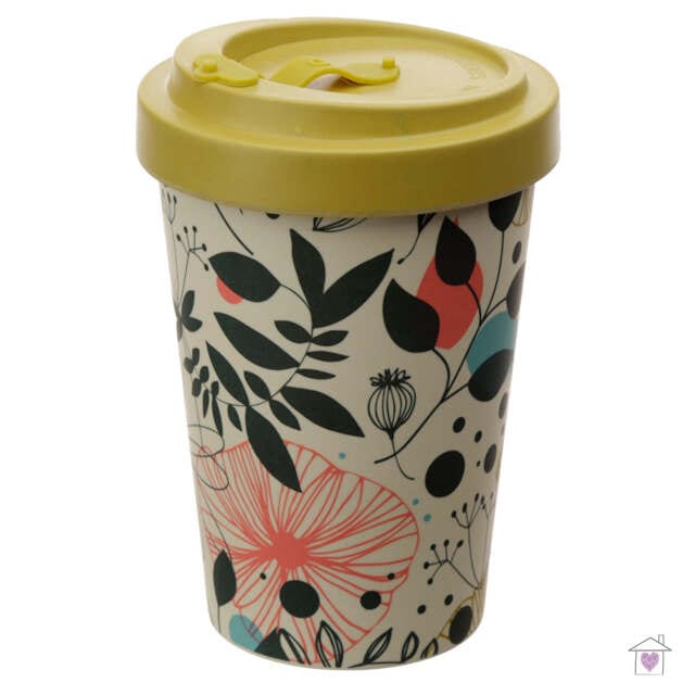 Wisewood Botanical Screw Top Bamboo Travel Mug - Image 2