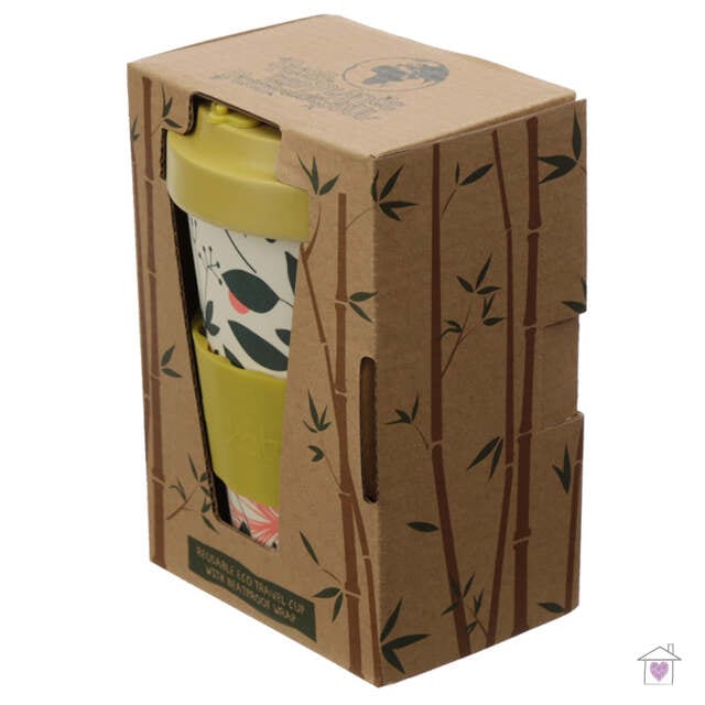 Wisewood Botanical Screw Top Bamboo Travel Mug - Image 4