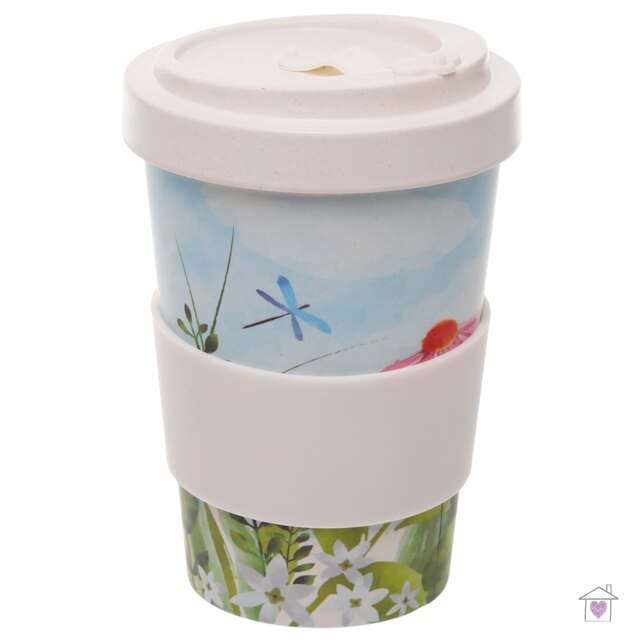 Botanical Gardens Screw Top Bamboo Travel Mug - Image 3