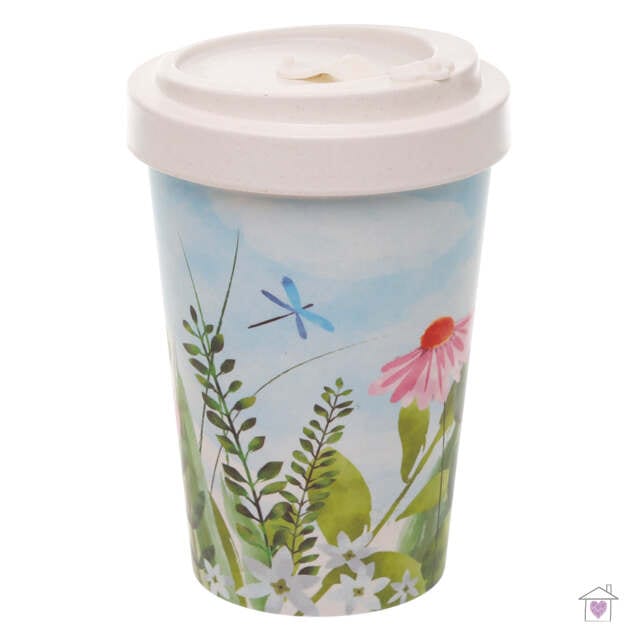 Botanical Gardens Screw Top Bamboo Travel Mug