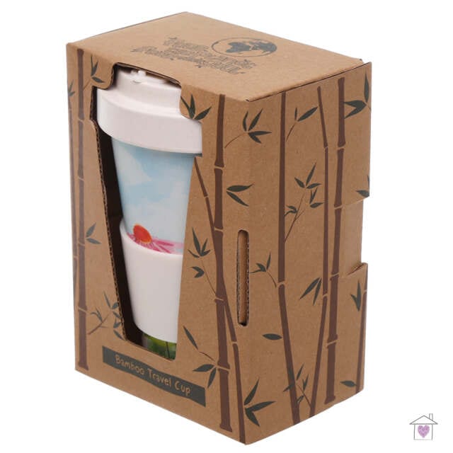 Botanical Gardens Screw Top Bamboo Travel Mug - Image 5