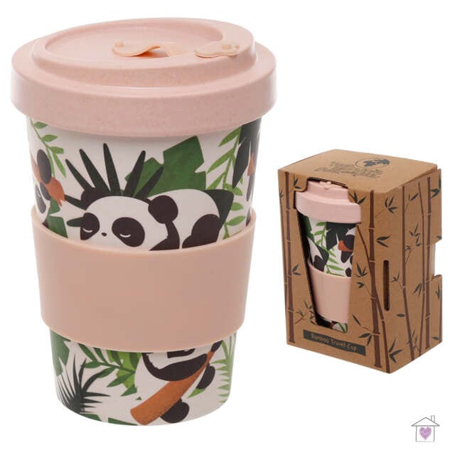 Pandarama Screw Top Bamboo Travel Mug - Image 4