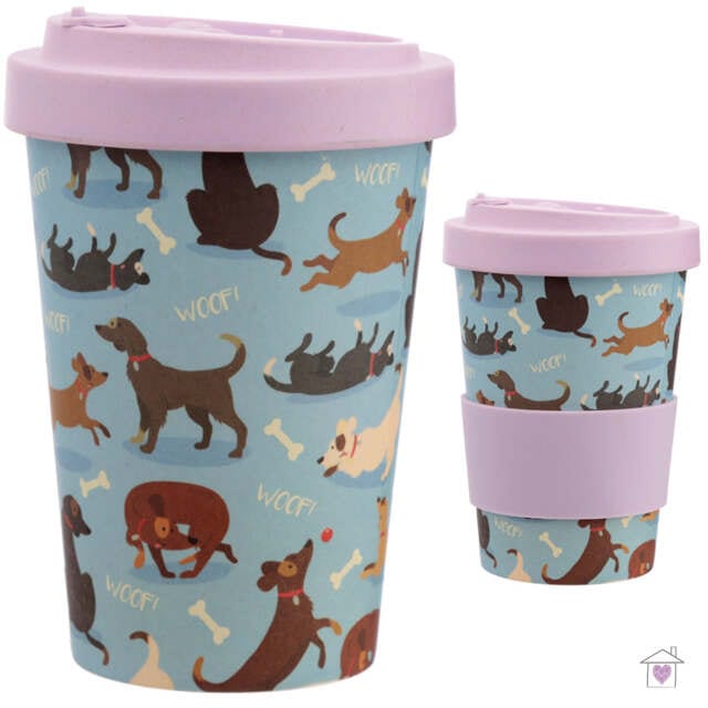 Catch Patch Dog Screw Top Bamboo Travel Mug - Image 3