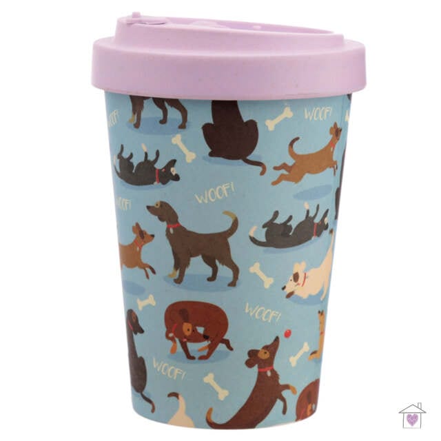 Catch Patch Dog Screw Top Bamboo Travel Mug - Image 2