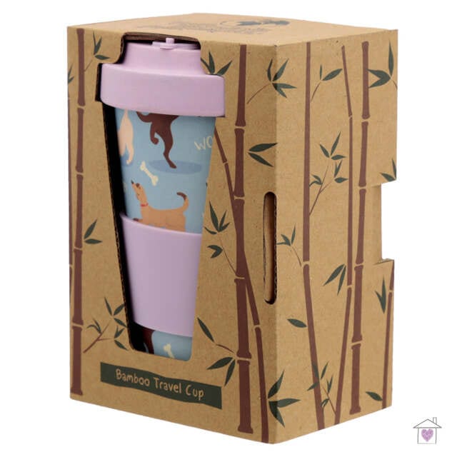 Catch Patch Dog Screw Top Bamboo Travel Mug - Image 5
