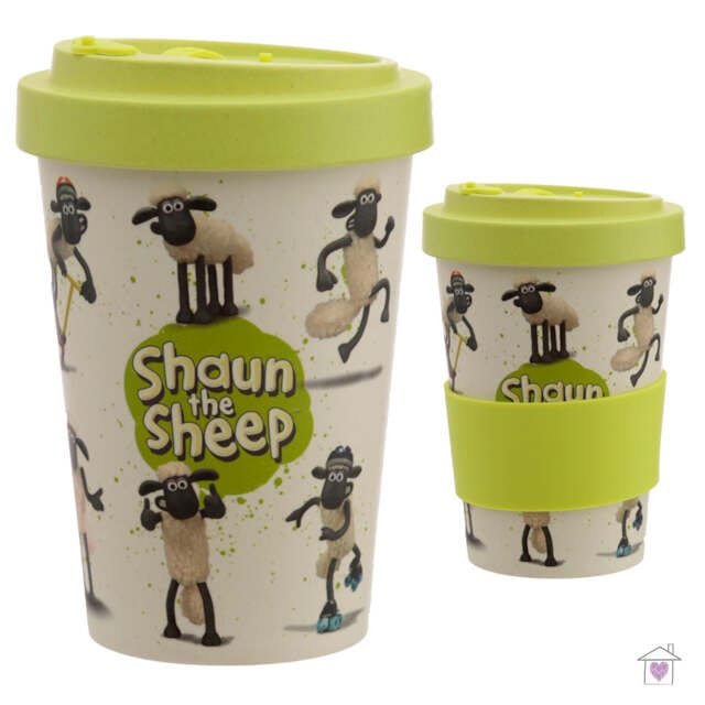 Shaun the Sheep Screw Top Bamboo Travel Mug - Image 5
