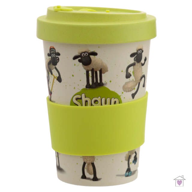 Shaun the Sheep Screw Top Bamboo Travel Mug - Image 4