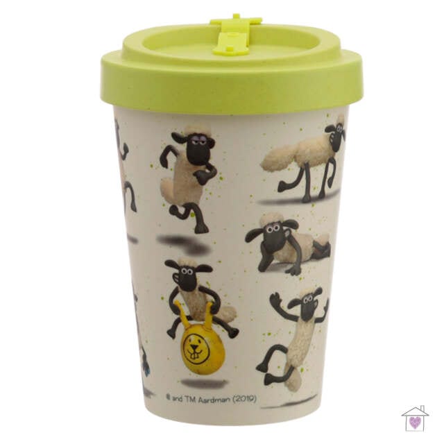Shaun the Sheep Screw Top Bamboo Travel Mug - Image 2