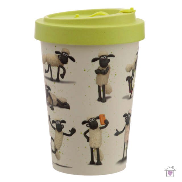 Shaun the Sheep Screw Top Bamboo Travel Mug - Image 3