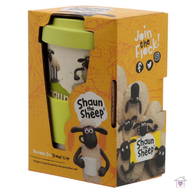 Shaun the Sheep Screw Top Bamboo Travel Mug - Image 6