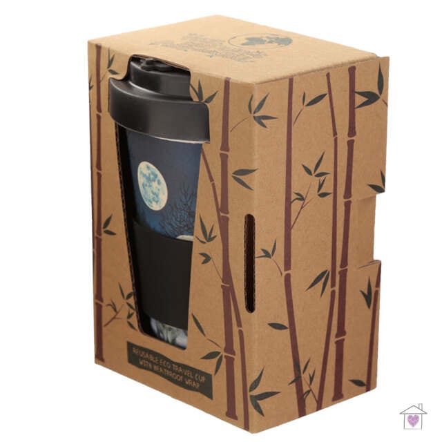 Warriors of Winter Lisa Parker Wolf Bamboo Travel Mug - Image 6