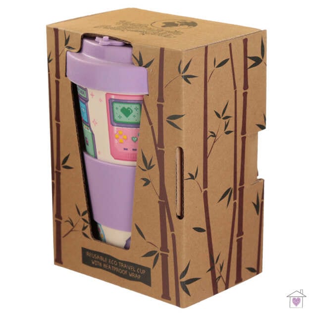 Retro Gaming Next Gen Game Over Bamboo Travel Mug - Image 6