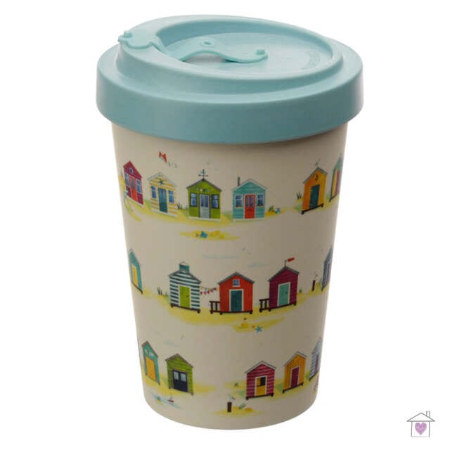 Portside Seaside Screw Top Bamboo Travel Mug