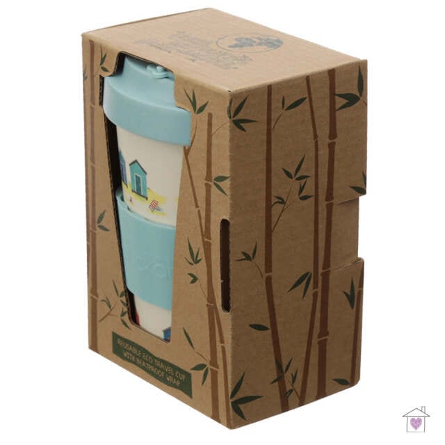 Portside Seaside Screw Top Bamboo Travel Mug - Image 4