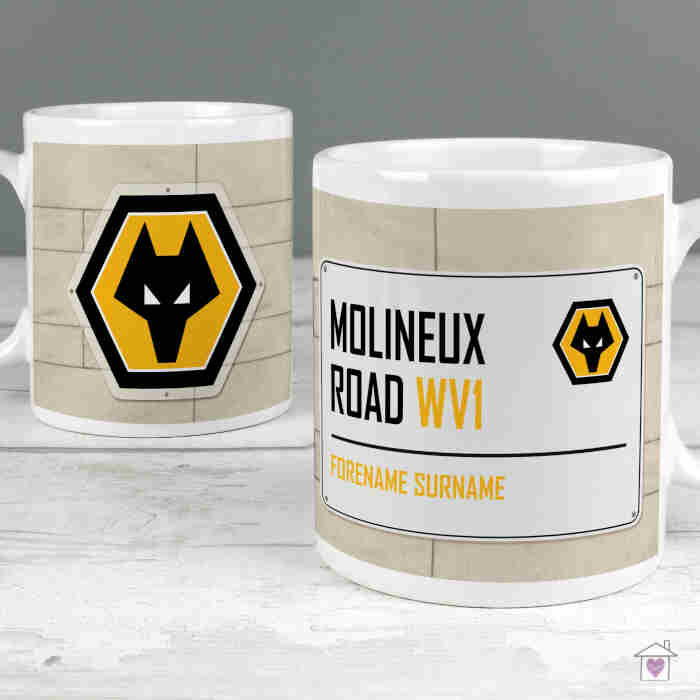 Personalised Football Stadium Street Sign Mugs - Image 4
