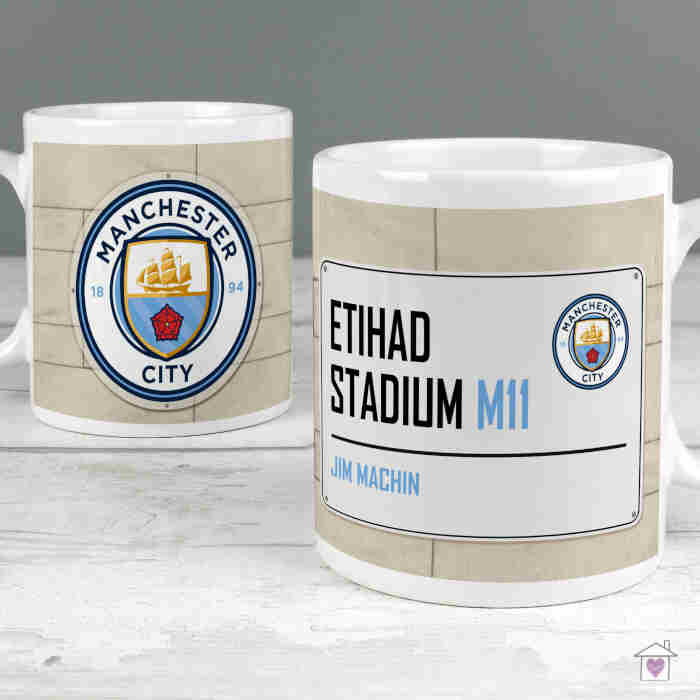Personalised Football Stadium Street Sign Mugs - Image 6