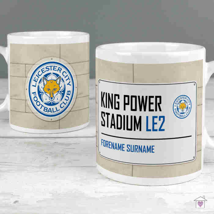 Personalised Football Stadium Street Sign Mugs - Image 8