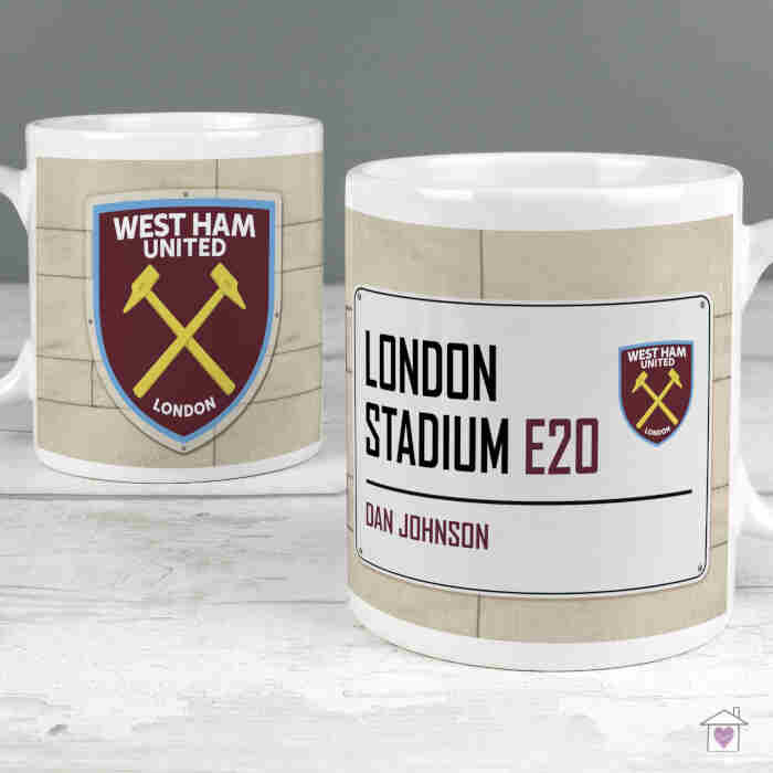 Personalised Football Stadium Street Sign Mugs - Image 14