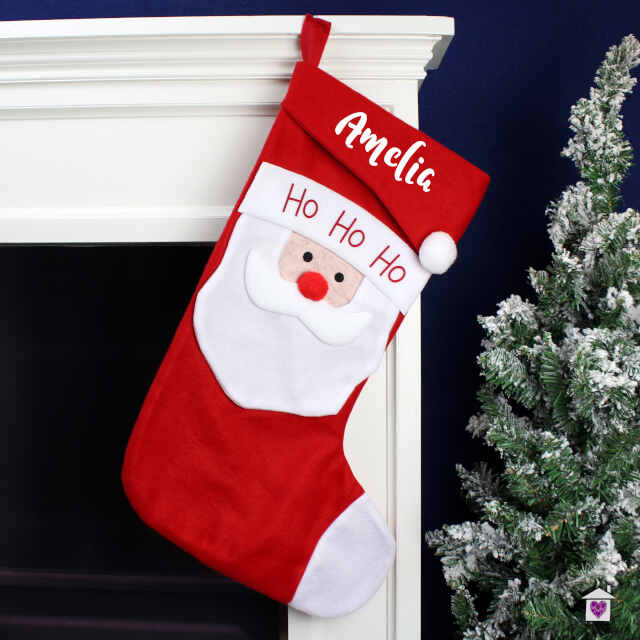 Personalised Santa Christmas Stocking