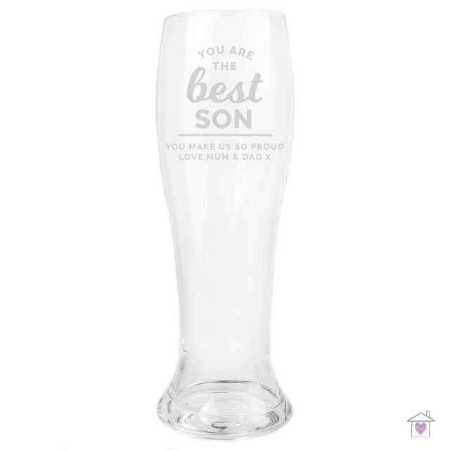 Personalised 'You are the Best' Giant Two And A Half Pint Beer Glass - Image 2