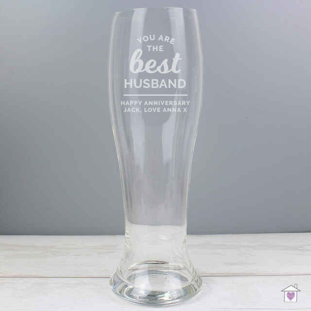 Personalised 'You are the Best' Giant Two And A Half Pint Beer Glass - Image 3