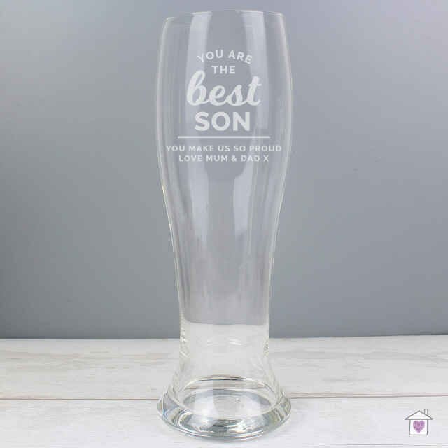 Personalised 'You are the Best' Giant Two And A Half Pint Beer Glass - Image 5