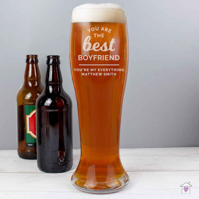 Personalised 'You are the Best' Giant Two And A Half Pint Beer Glass - Image 6