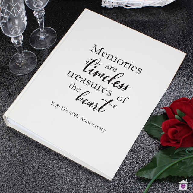 Personalised 'Memories are Timeless' Traditional Album - Image 4