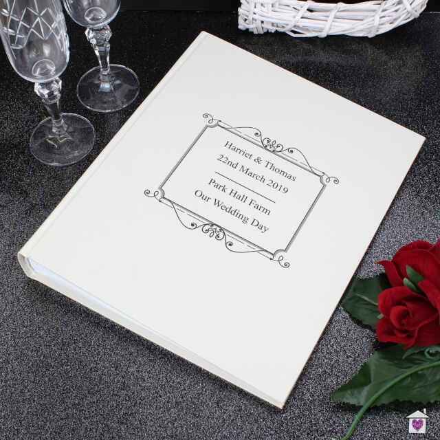 Personalised Silver Traditional Album
