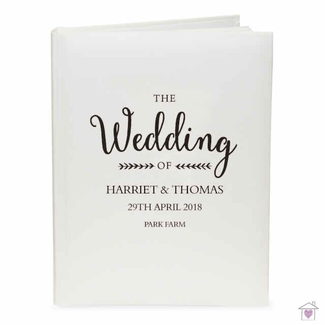 Personalised Rustic Wedding Traditional Album - Image 2