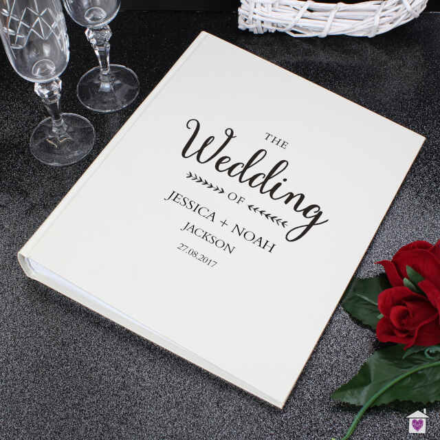 Personalised Rustic Wedding Traditional Album - Image 5