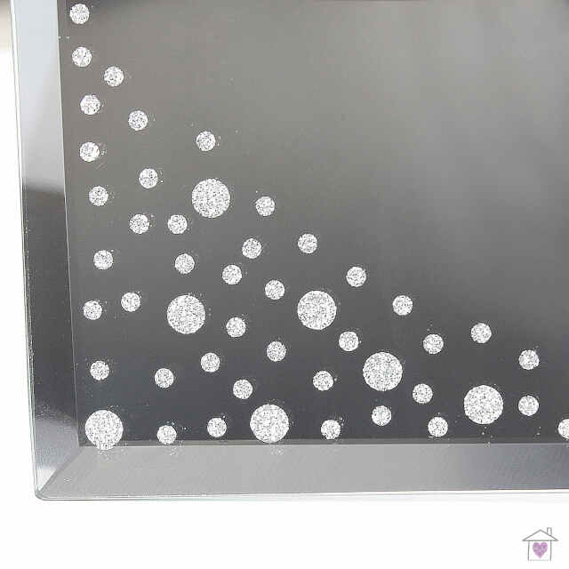 Personalised Mr and Mrs 4x6 Diamante Glass Photo Frame - Image 5